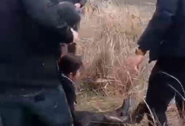 Saatlıda azyaşlı su kanalına düşdü (VİDEO)