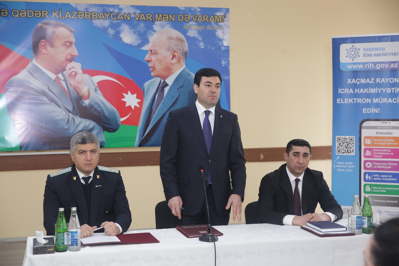 Xaçmazın Nərəcan kəndində sakinlərlə görüş keçirilib (FOTO)