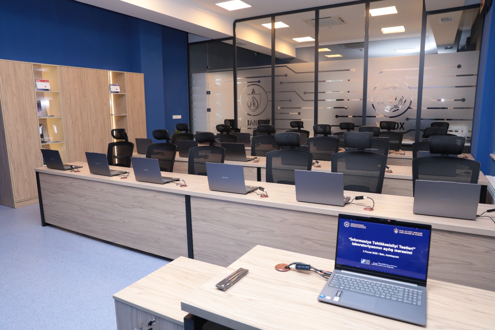 “İnformasiya Təhlükəsizliyi Testləri” laboratoriyası istifadəyə verildi (FOTO)