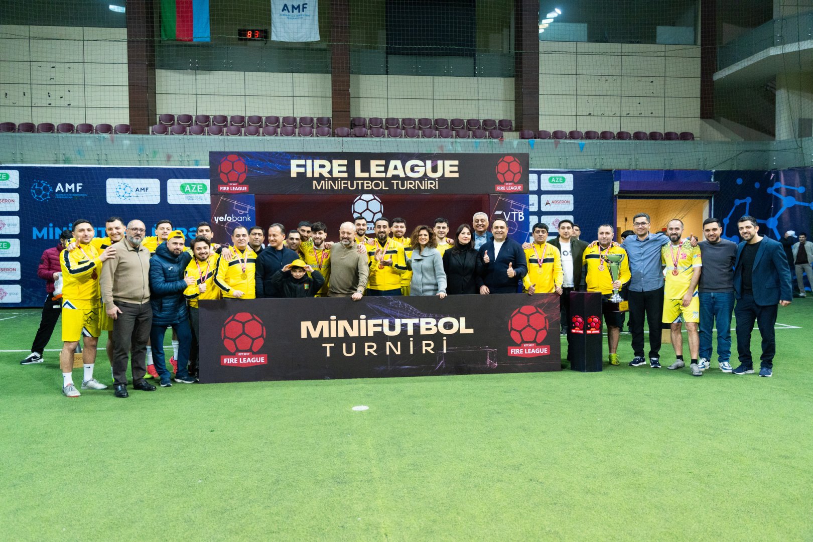 Yelo Bank banklararası mini-futbol liqasının çempionu olub (FOTO)