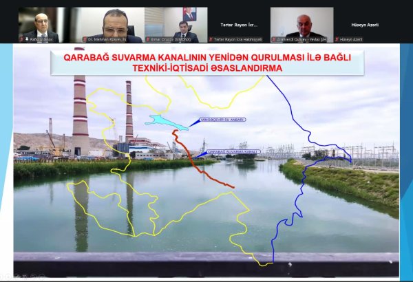 Qarabağ suvarma kanalının bərpasına başlanılacaq (FOTO)
