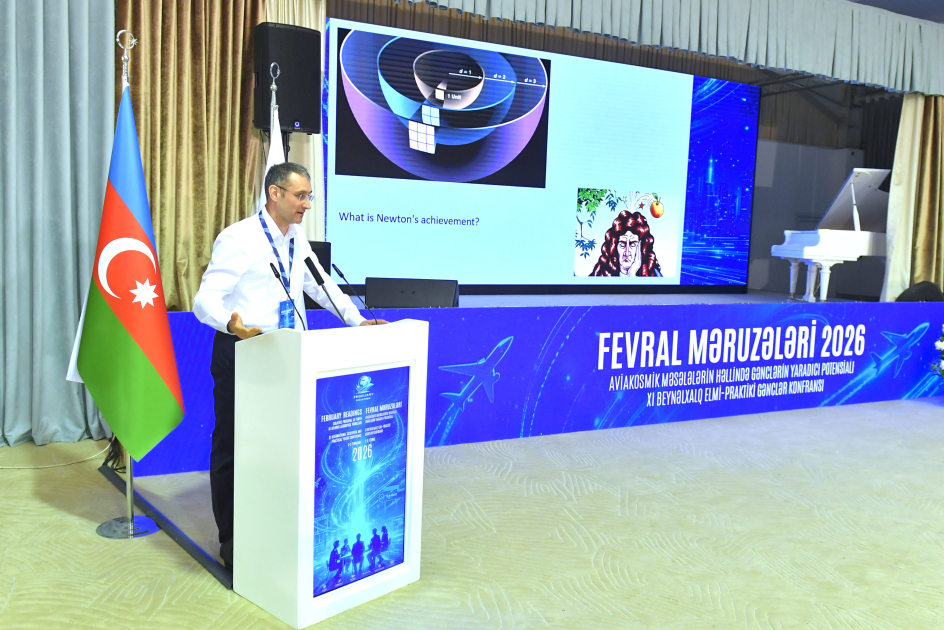 Milli Aviasiya Akademiyasında ənənəvi “Fevral məruzələri” beynəlxalq elmi-praktik gənclər konfransının açılışı olub (FOTO)