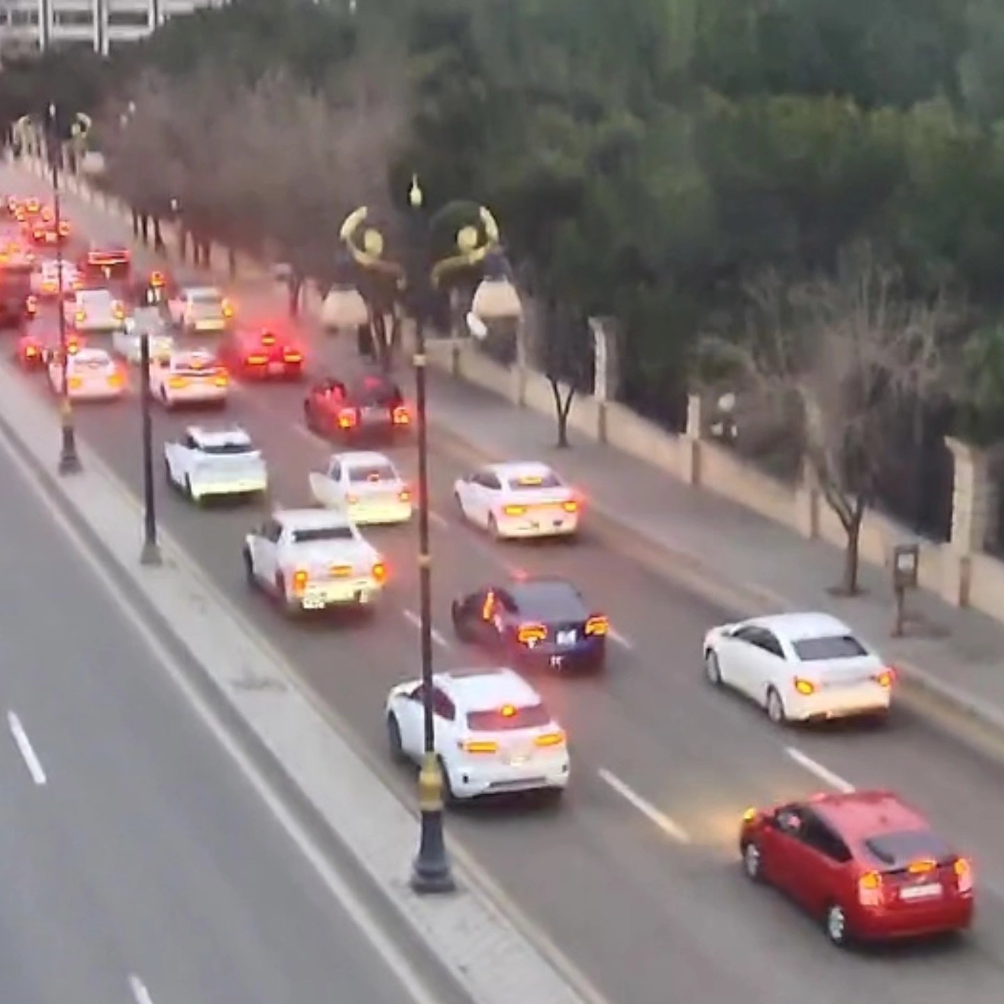 DİQQƏT: Bu yollarda tıxac var - SİYAHI (FOTO)