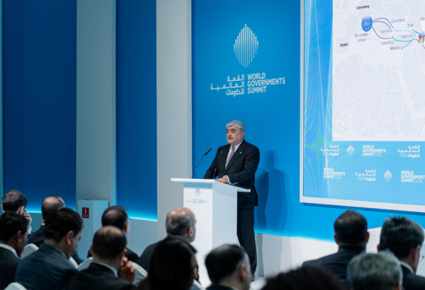 Samir Şərifov Dubayda Azərbaycanın logistika imkanları barədə son statistik məlumatları açıqladı (FOTO)