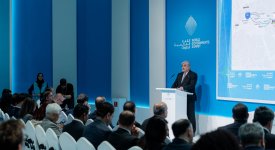 Samir Şərifov Dubayda Azərbaycanın logistika imkanları barədə son statistik məlumatları açıqladı (FOTO)