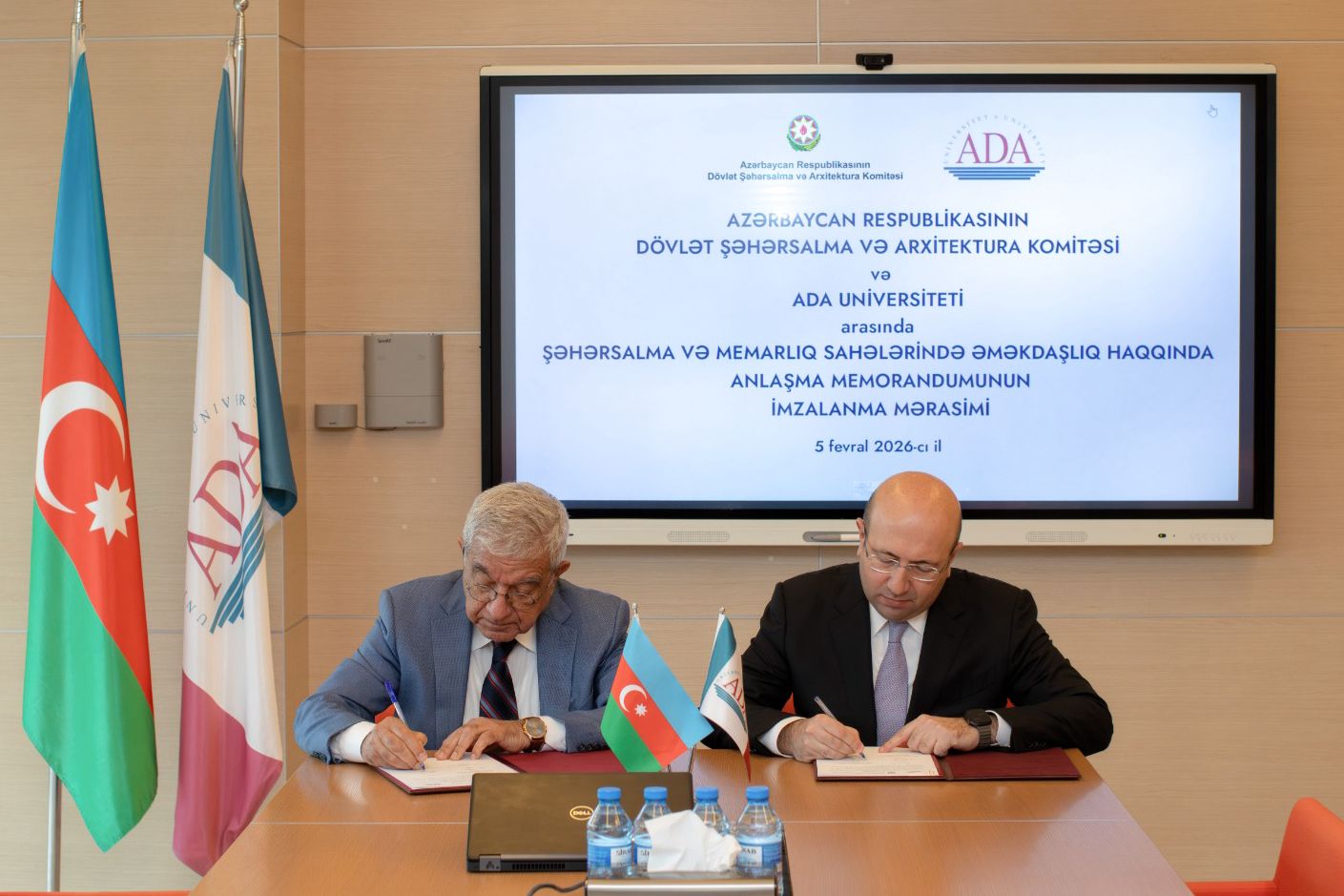 Dövlət Komitəsi ilə ADA Universiteti arasında Anlaşma Memorandumu imzalandı (FOTO)