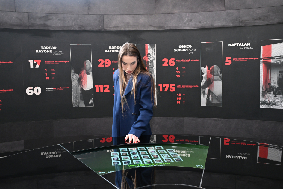 Heydər Əliyev Fondunun vitse-prezidenti Leyla Əliyeva və Alena Əliyeva Gəncə Memorial Kompleksini və Milli Qəhrəman Natiq Qasımovun ailəsini ziyarət ediblər (FOTO)