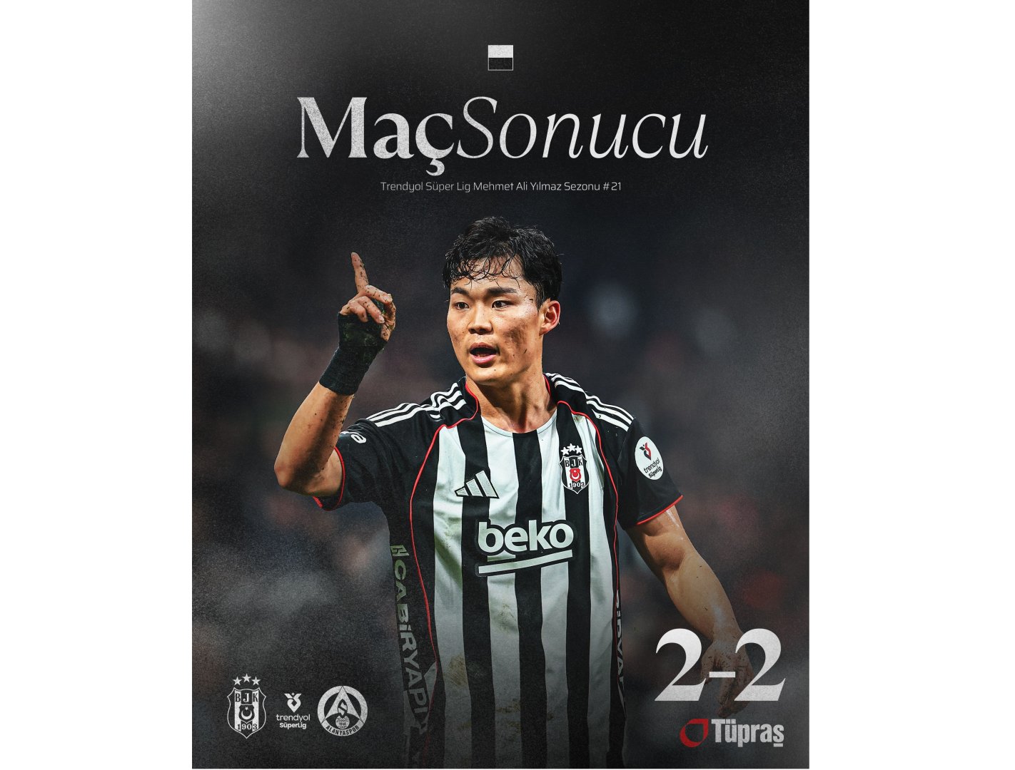 “Beşiktaş” öz meydanında xal itirdi - Türkiyə Superliqası