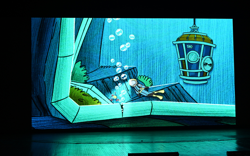 Heydər Əliyev Fondunun vitse-prezidenti Leyla Əliyeva və Alena Əliyeva Gəncə Dövlət Dram Teatrında “İsi və Piti” animasiya serialının premyerasında olublar (FOTO)