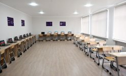 Heydər Əliyev Fondunun vitse-prezidenti Leyla Əliyeva və Alena Əliyeva Gəncədə STEAM mərkəzində və 37 nömrəli tam orta məktəbdə olublar (FOTO)