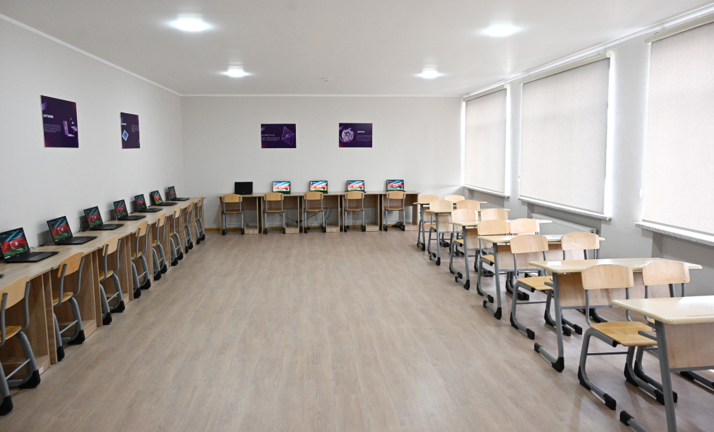 Heydər Əliyev Fondunun vitse-prezidenti Leyla Əliyeva və Alena Əliyeva Gəncədə STEAM mərkəzində və 37 nömrəli tam orta məktəbdə olublar (FOTO)