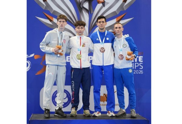Azərbaycan karateçiləri gənclər arasında Avropa çempionatında medallar qazandılar (FOTO)