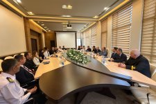 Dövlət Dəniz və Liman Agentliyində Azərbaycanın mexanik sertifikatı əldə edən ilk qadın dənizçisi ilə görüş olub (FOTO)