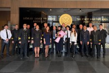 Dövlət Dəniz və Liman Agentliyində Azərbaycanın mexanik sertifikatı əldə edən ilk qadın dənizçisi ilə görüş olub (FOTO)