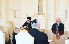 Prezident İlham Əliyev ABŞ-ın Əsas Amerika Yəhudi Təşkilatlarının Prezidentləri Konfransının nümayəndə heyətini qəbul edib (FOTO/VİDEO)