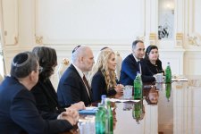 Prezident İlham Əliyev ABŞ-ın Əsas Amerika Yəhudi Təşkilatlarının Prezidentləri Konfransının nümayəndə heyətini qəbul edib (FOTO/VİDEO)