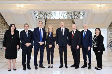 Prezident İlham Əliyev ABŞ-ın Əsas Amerika Yəhudi Təşkilatlarının Prezidentləri Konfransının nümayəndə heyətini qəbul edib (FOTO/VİDEO)