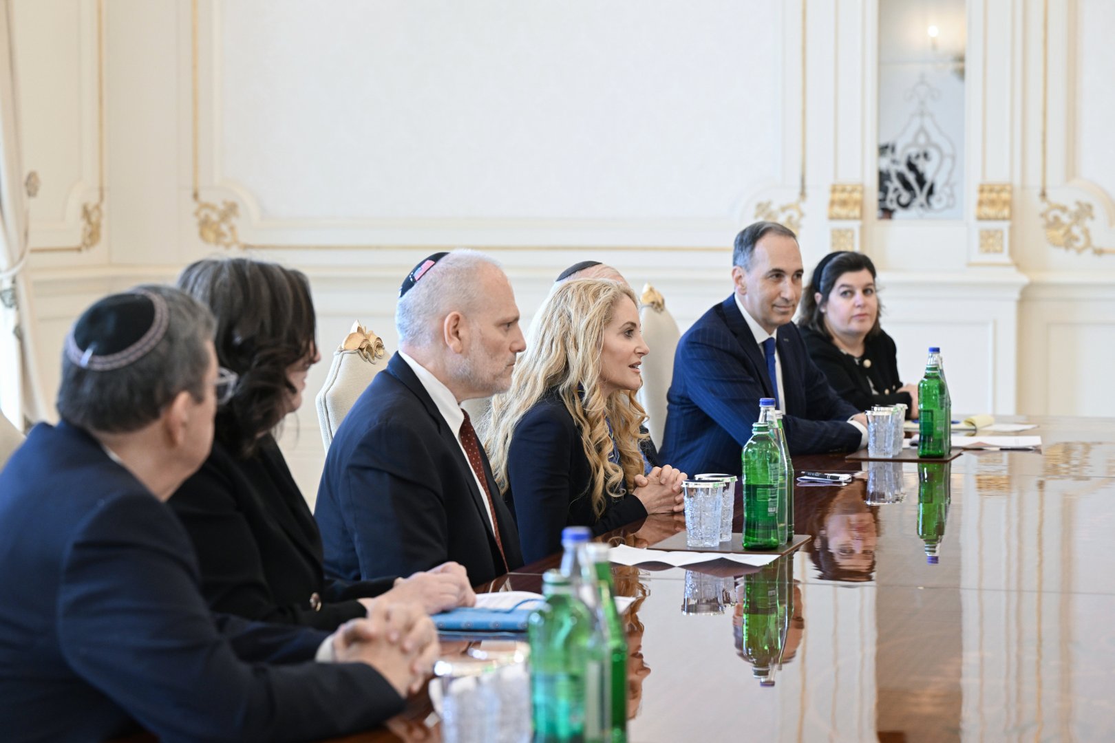 Prezident İlham Əliyev ABŞ-ın Əsas Amerika Yəhudi Təşkilatlarının Prezidentləri Konfransının nümayəndə heyətini qəbul edib (FOTO/VİDEO)