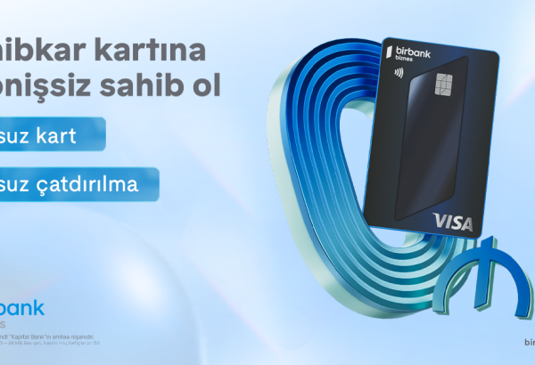Birbank Biznes-in Visa Sahibkar kartı indi tamamilə pulsuz və yeni dizaynda