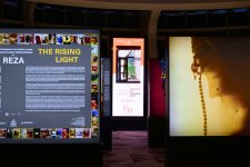 Leyla Əliyeva Bakıda dünyaşöhrətli fotojurnalist Reza Deqatinin “Yüksələn işıq” sərgisini ziyarət edib (FOTO)