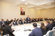 Xaçmaz Rayon İcra Hakimiyyətində növbəti iclas keçirilib (FOTO)