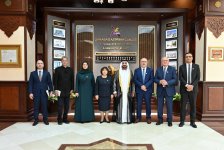 Milli Məclisin sədri Ərəb Parlamentinin prezidenti ilə görüşdü (FOTO)