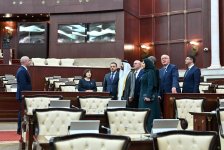 Milli Məclisin sədri Ərəb Parlamentinin prezidenti ilə görüşdü (FOTO)