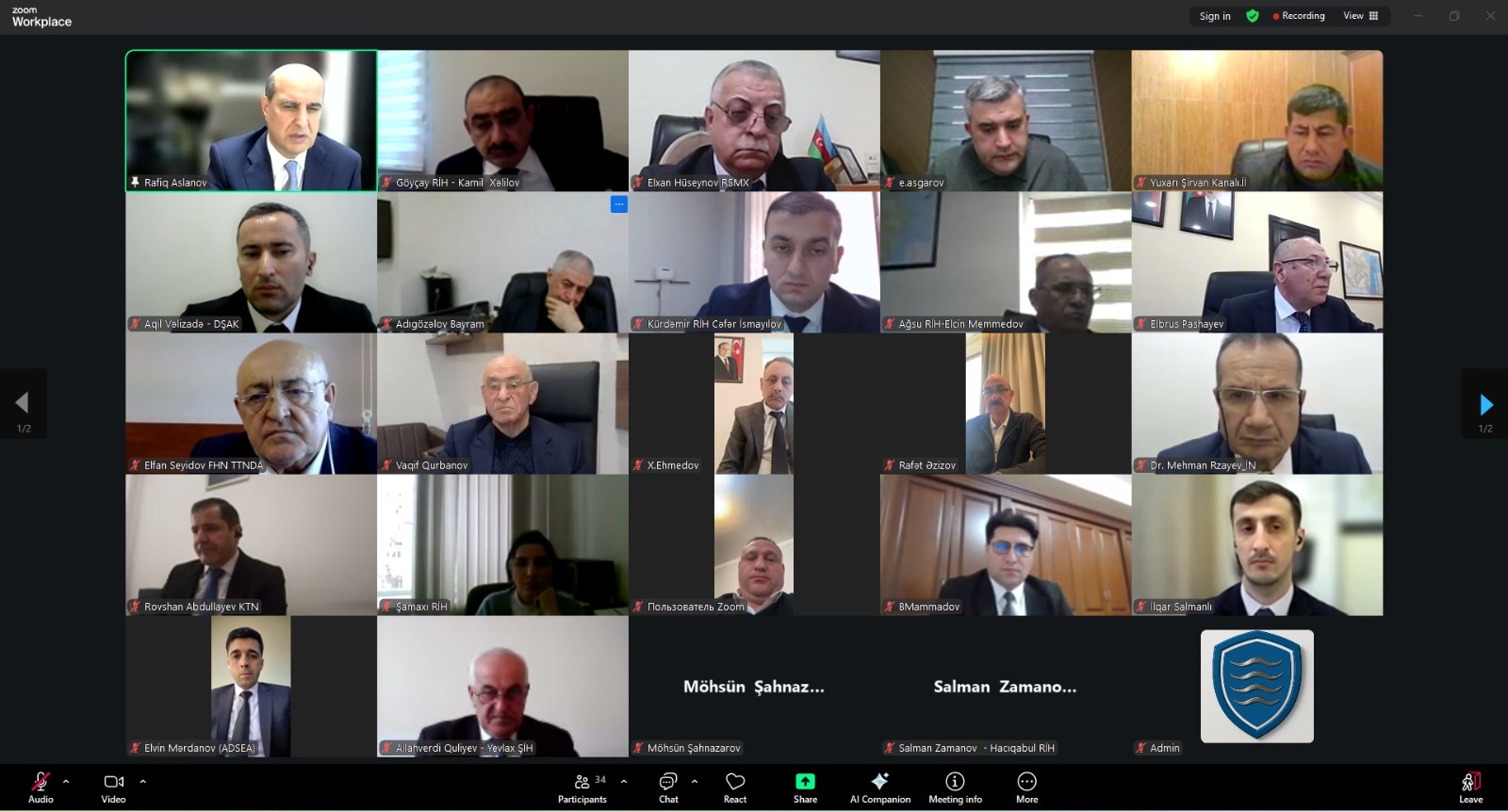 Yuxarı Şirvan kanalında ildə təxminən 350 milyon m³ su itkisi baş verir - RƏSMİ (FOTO)