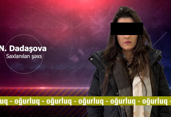 Bakıda zərgərlik mağazalarından oğurluq edən qadın saxlanıldı (VİDEO)