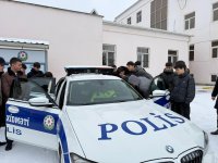 Qusarda polis olmaq istəyən gənclərlə görüş keçirilib (FOTO)