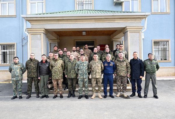Xarici ölkələrin hərbi attaşeləri HHQ-nin hərbi hissəsində olublar