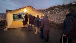 Azərbaycan nümayəndə heyəti Ermənistana gəliblər (FOTO)