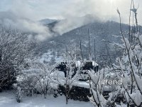 Kəlbəcərə 40 santimetrədək qar yağıb (VİDEO)