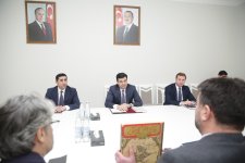 Elnur Rzayev Türk Əməkdaşlıq və Koordinasiya Agentliyinin Bakı Proqram Koordinatoru ilə görüşüb (FOTO)