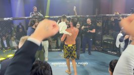 Alim Nəbiyev Batumidə beynəlxalq turnirdə MMA üzrə növbəti qələbəsini qazandı (FOTO)