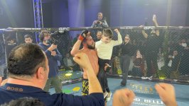 Alim Nəbiyev Batumidə beynəlxalq turnirdə MMA üzrə növbəti qələbəsini qazandı (FOTO)