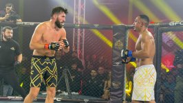 Alim Nəbiyev Batumidə beynəlxalq turnirdə MMA üzrə növbəti qələbəsini qazandı (FOTO)