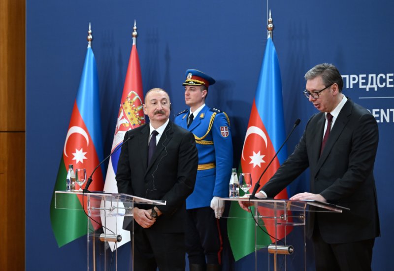 Vuçiç Prezident İlham Əliyev haqqında: Qarşımda əsl dövlət xadimi və lider görürəm