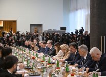 Prezident İlham Əliyev Belqradda Azərbaycan və Serbiya arasında Strateji Tərəfdaşlıq Şurasının 1-ci iclasında iştirak edib (FOTO)