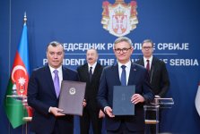 Azərbaycan-Serbiya sənədləri mübadilə olunub (FOTO/VİDEO)