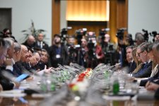 Prezident İlham Əliyev Belqradda Azərbaycan və Serbiya arasında Strateji Tərəfdaşlıq Şurasının 1-ci iclasında iştirak edib (FOTO)