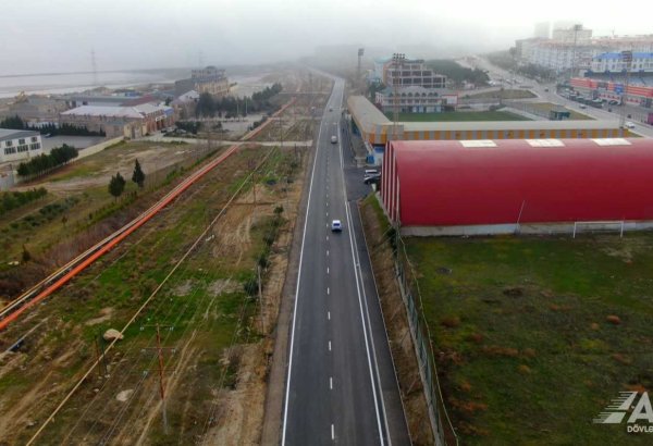 Abşeronda bu yolun təmiri yekunlaşdı (FOTO)