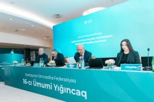 Mehriban Əliyeva yenidən Azərbaycan Gimnastika Federasiyasının prezidenti seçilib (FOTO)