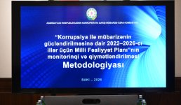 Azərbaycan Respublikasının Korrupsiyaya qarşı mübarizə üzrə Komissiyasının iclası keçirilib (FOTO)