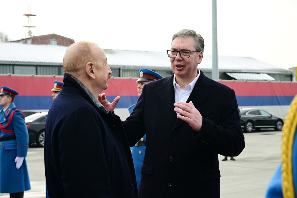 Prezident İlham Əliyevin Serbiyaya səfəri başa çatıb (FOTO)