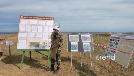 Jurnalistlər minatəmizləmə işləri ilə tanış oldu (FOTO)