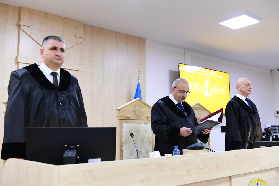 Ruben Vardanyana hökm oxunub (FOTO/VİDEO) (YENİLƏNİB)