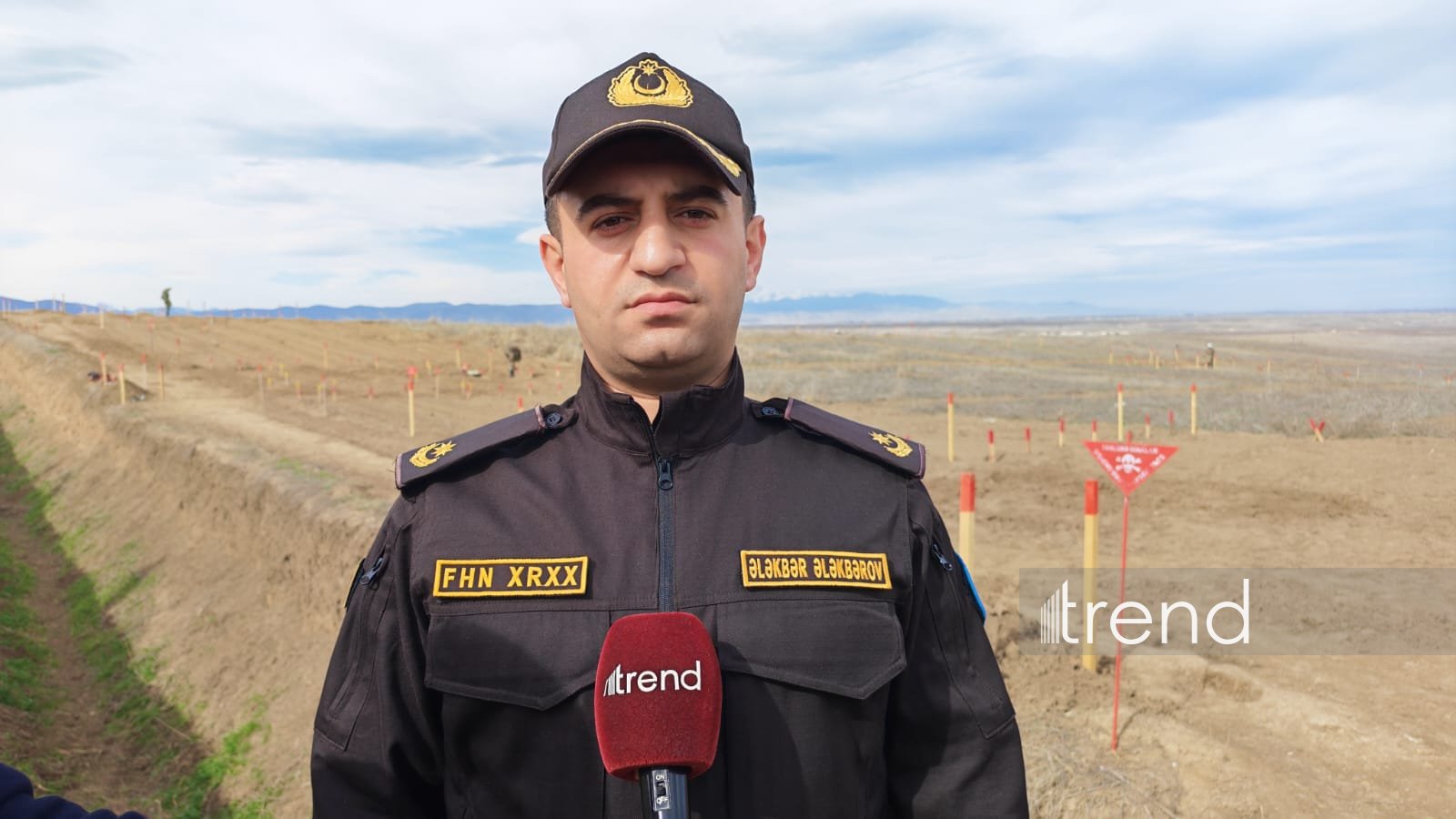 Jurnalistlər minatəmizləmə işləri ilə tanış oldu (FOTO)