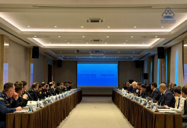 Aviasiya Təhlükəsizliyi üzrə Aeroport İdarələrarası Komissiyasının növbəti iclası keçirilib (FOTO)