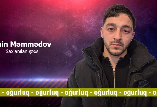 Paytaxtda illər öncə oğurluq etdiyi binada bu dəfə fərqli mənzildən qızıl oğurlayan şəxs saxlanıldı